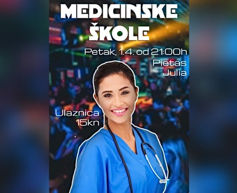 Zabava Medicinske škola Pula u klubu Pietas Julia 1.4.2022.